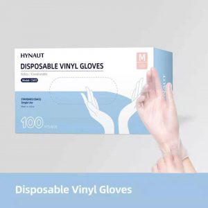 Disposable Vinyl Gloves EN455 100pcs Box C603